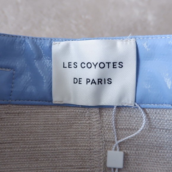 LES COYOTES DES PARIS Puck PVC Baby Blue Mini Skirt - Picture 7 of 10